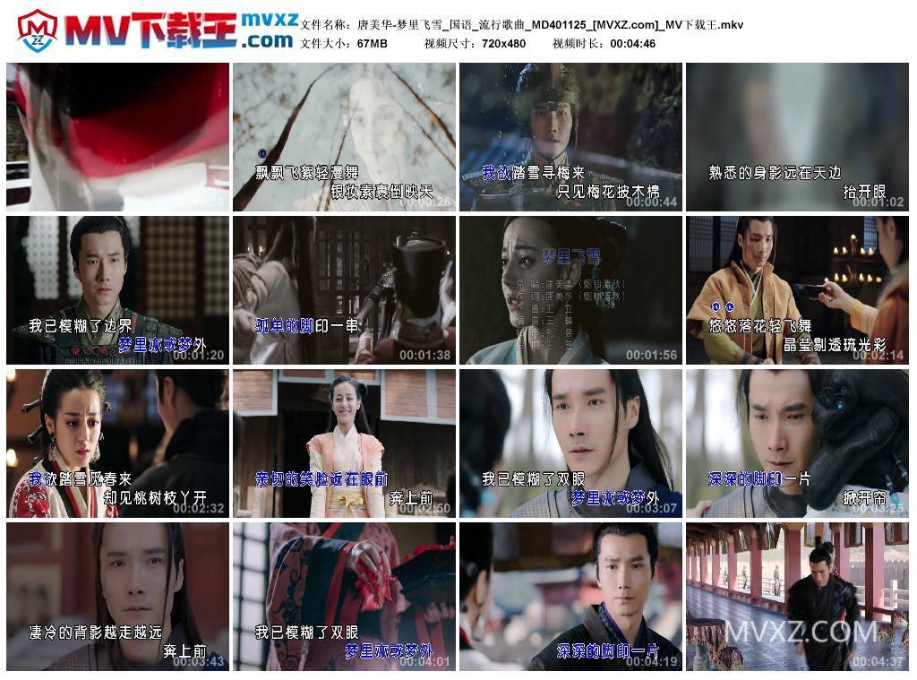 唐美华-梦里飞雪_国语_流行歌曲_MD401125